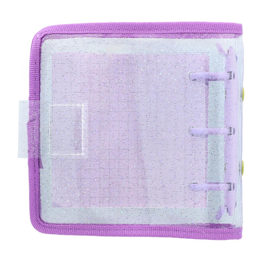 Mitte Mini Parıltılı Çıt Çıtlı Dosya Mor & Açık Yeşil 