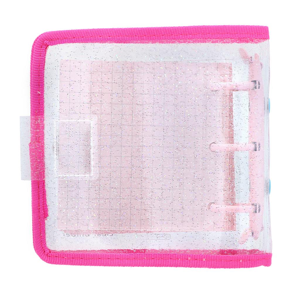 Mitte Mini Parıltılı Çıt Çıtlı Dosya Pembe & Mavi