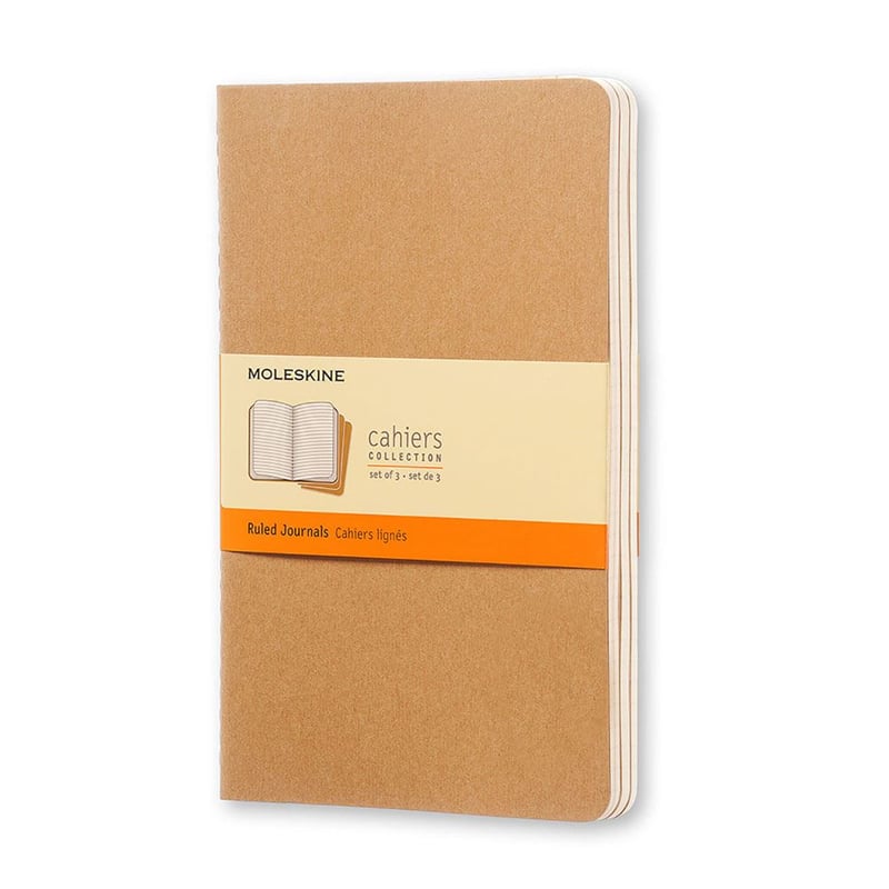 Moleskıne Cahıer X-Large Ruled Notebook Kraft (Çizgili 3Lü Paket Bej)