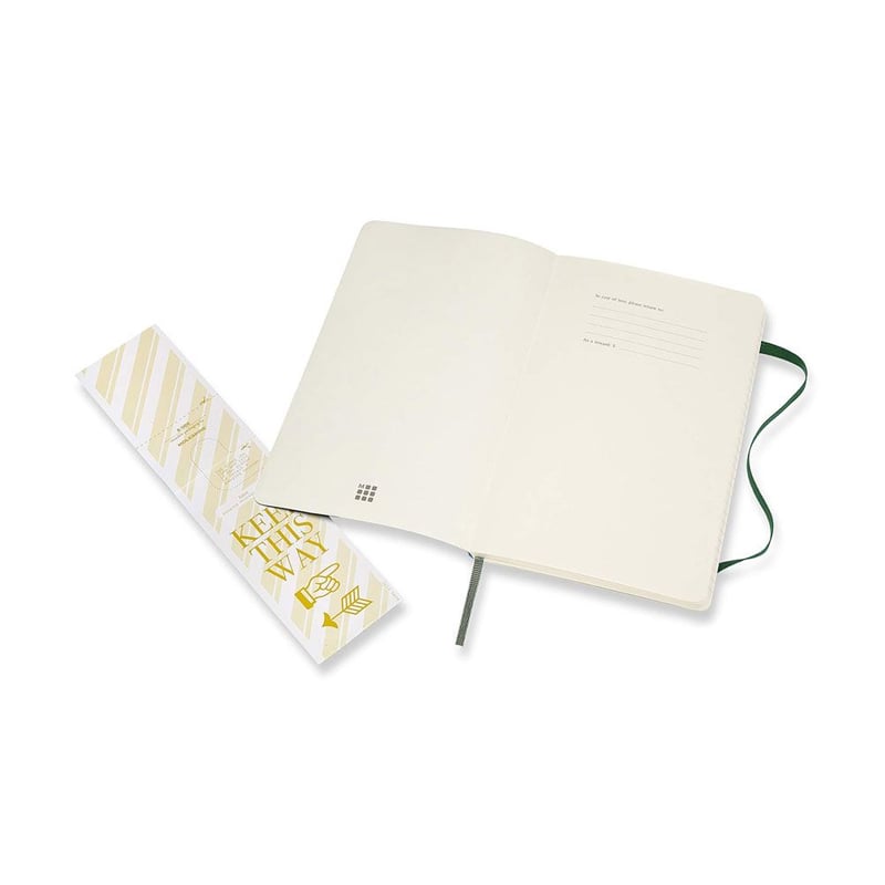 Moleskine Klasik Çizgili Not Defteri (Softcover Elastik Kilit Bantlı, büyük boy A5 13 x 21, 192 Sayf