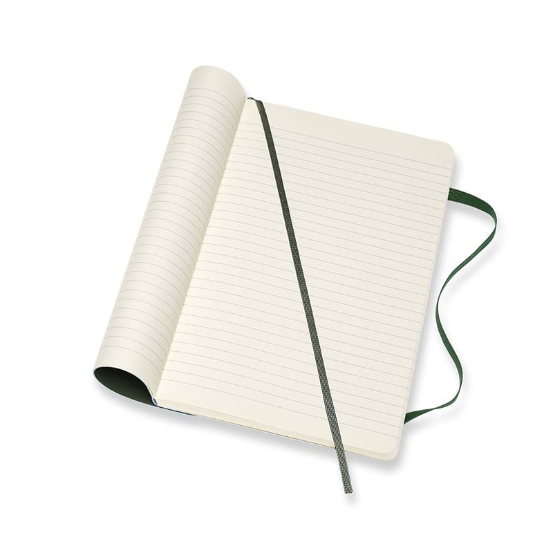 Moleskine Klasik Çizgili Not Defteri (Softcover Elastik Kilit Bantlı, büyük boy A5 13 x 21, 192 Sayf