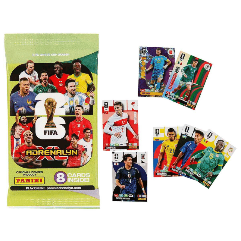 FIFA World Cup 2026 Adrenalyn XL Trading Card 8li Paket