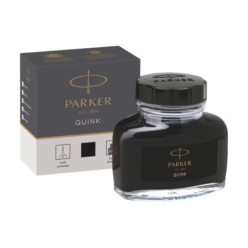 PARKER KALEMPARKER PK Quink Şişe Mürekkep, Siyah 1950375331079