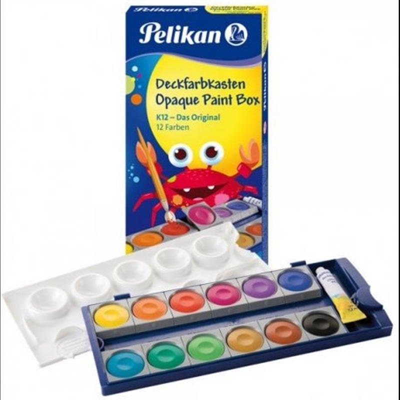Pelikan 720854 735K-12 Suluboya 12 Renk