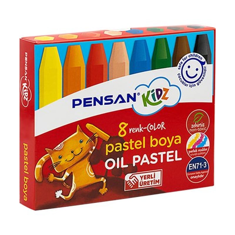 PENSANPensan Kidz Pastel Boya 8 Renk8692404980648