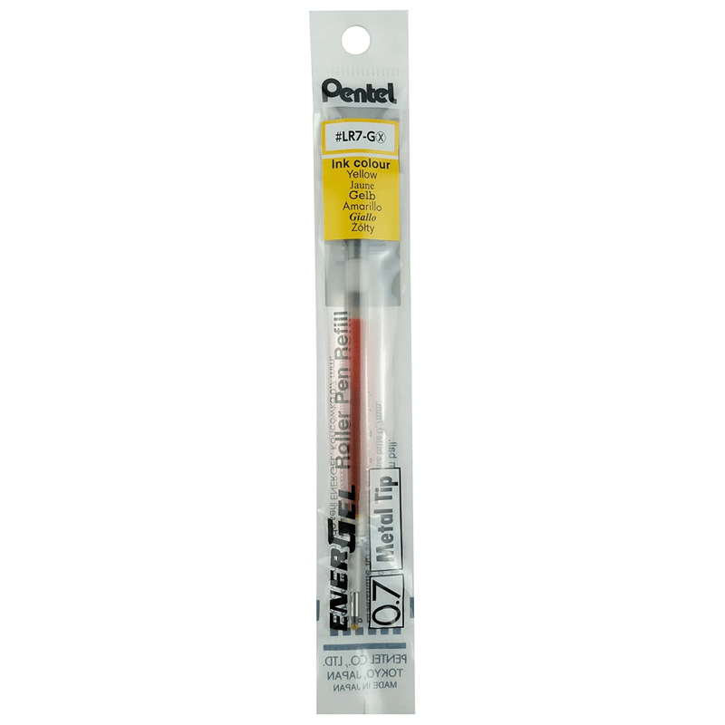 PENTELPentel BLN35 Likit-Jel Roller Yedeği - 0.7.mm İğne Uç SARI884851052483