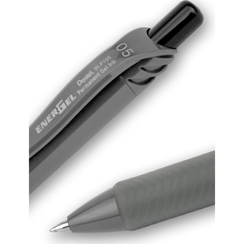 Pentel Energel Permanent Jel Siyah Mürekkep 0,5 mm