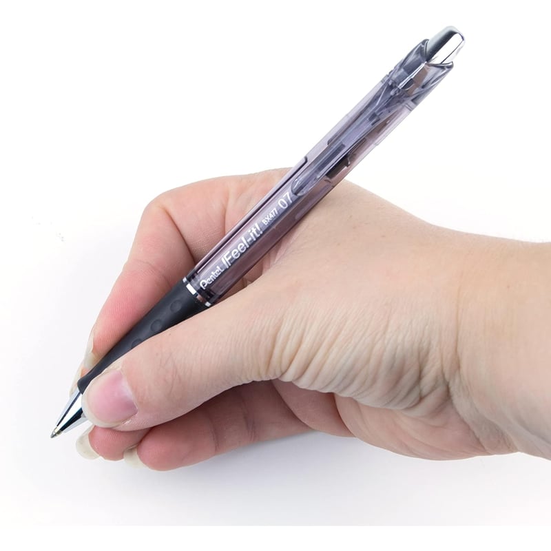 Pentel Feel It 0.7 Mm Mekanizmalı Roller Kalem Siyah