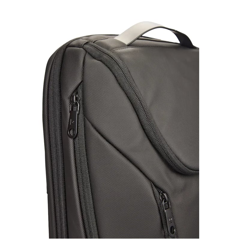 Pierre Cardin Siyah Erkek Özel Laptop Bölmeli Fermuarlı İç Cepli Valiz Sabitleme Kayışlı Sırt Çantası 01PC00200