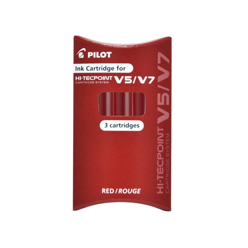 PİLOTPILOT BXC-IC-S3 V5-V7 HI-TECPOINT KARTUŞU 3'lü Kırmızı277563-002