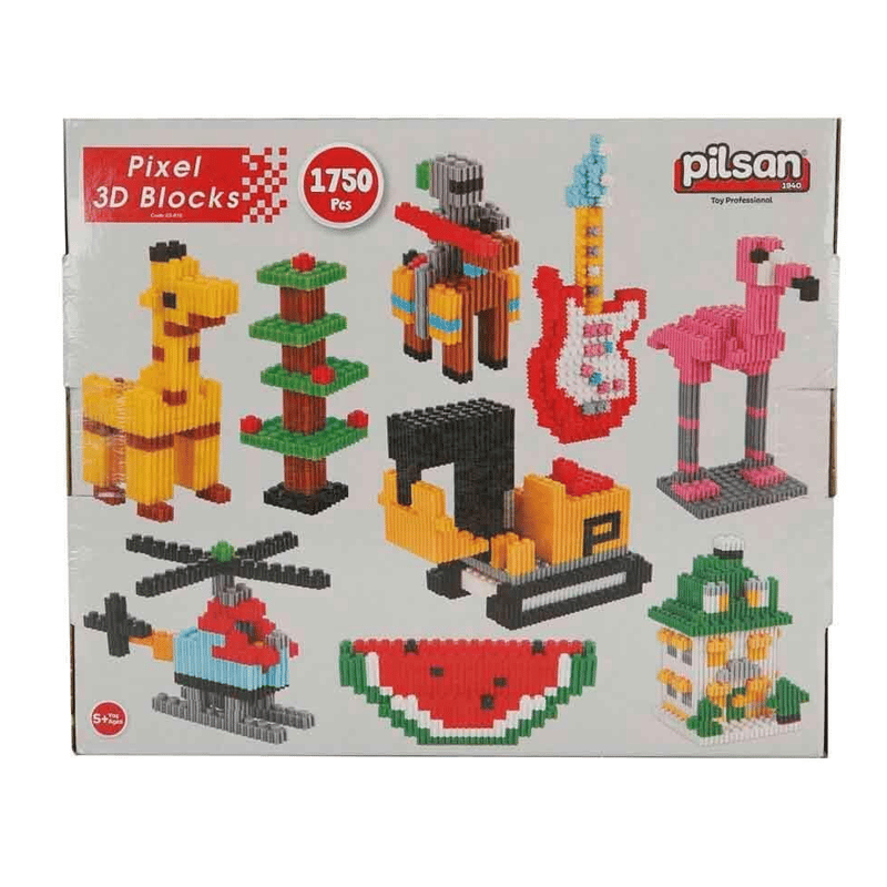 Pixel 3D Bloklar 1750 Parça