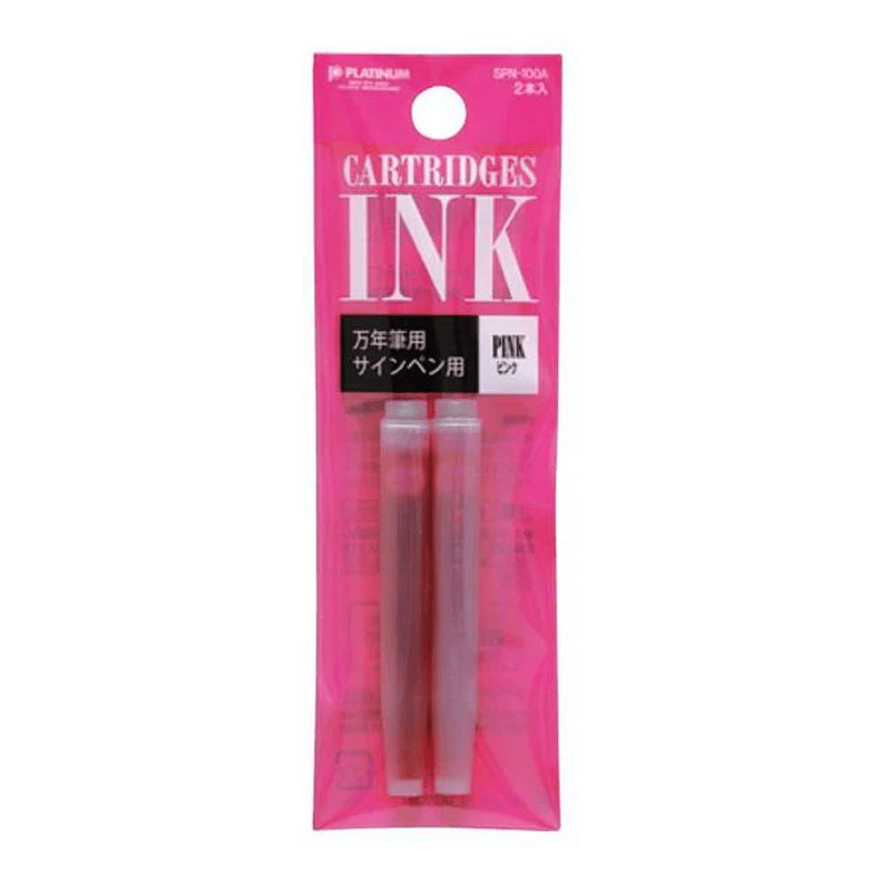 MarkasızPlatinum Preppy 2li Dolma KALEM Kartuşu Pembe350350-006 