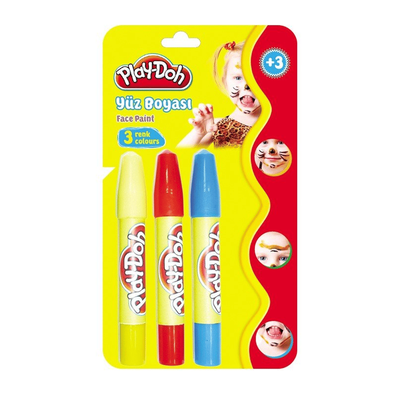 PLAY-DOHPLAY-DOH YU002 3 RENK YÜZ BOYASI260959