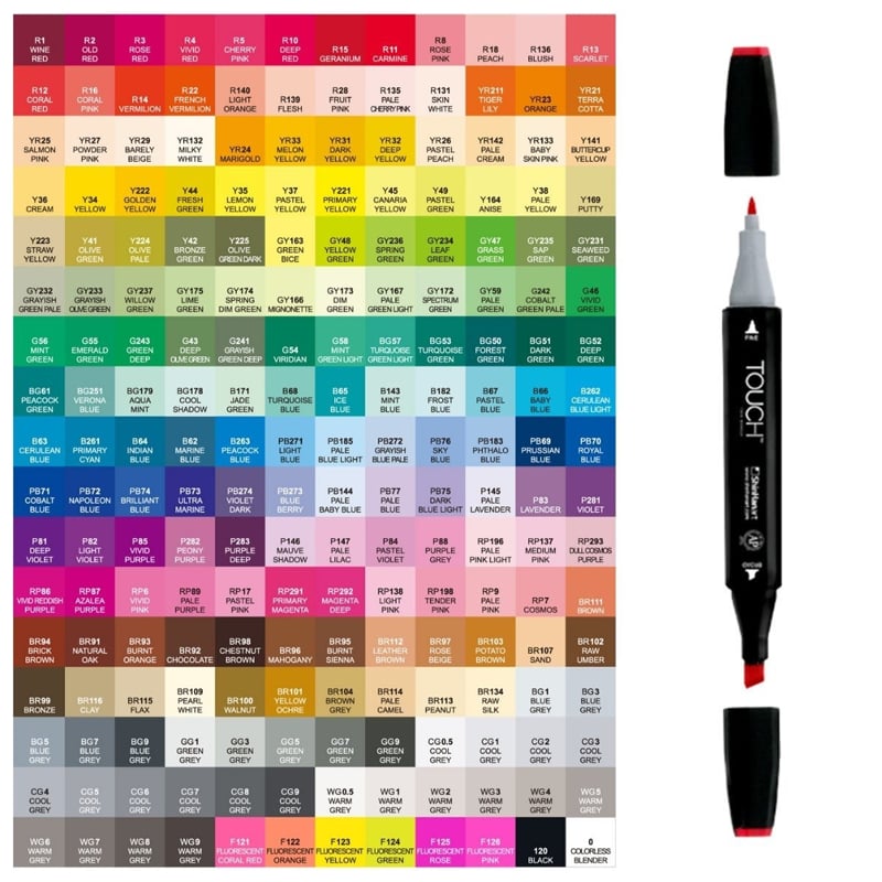 ShinHan Art Touch Twin Marker Y222 Golden Yellow
