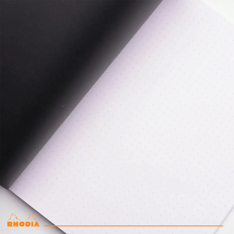 Rhodia A4 Noktalı Stapled Notebook Dot -Black- A4. 48 pages