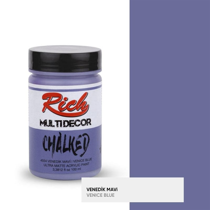 RİCHRİCH MULTİ DECOR CHALKED 100 CC VENEDİK MAVİ MDC-100-4554Y0000150