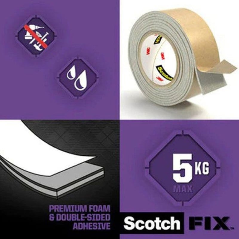 Scotch 5Kg Mirror Cıft Taraflı Bant 19*1,5