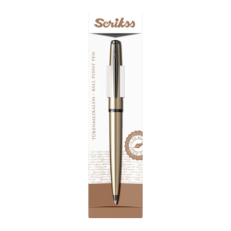 Scrikss Metropolis 78Ms Tükenmez Kalem Saten Gri