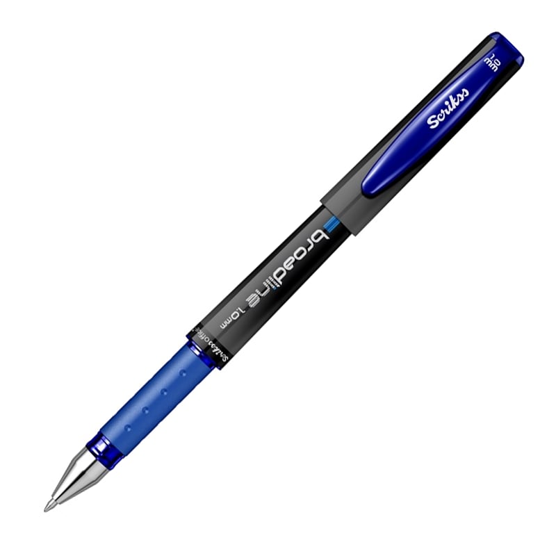 Scrikss Broadline Jel Tükenmez Kalem 1.0 mm Mavi