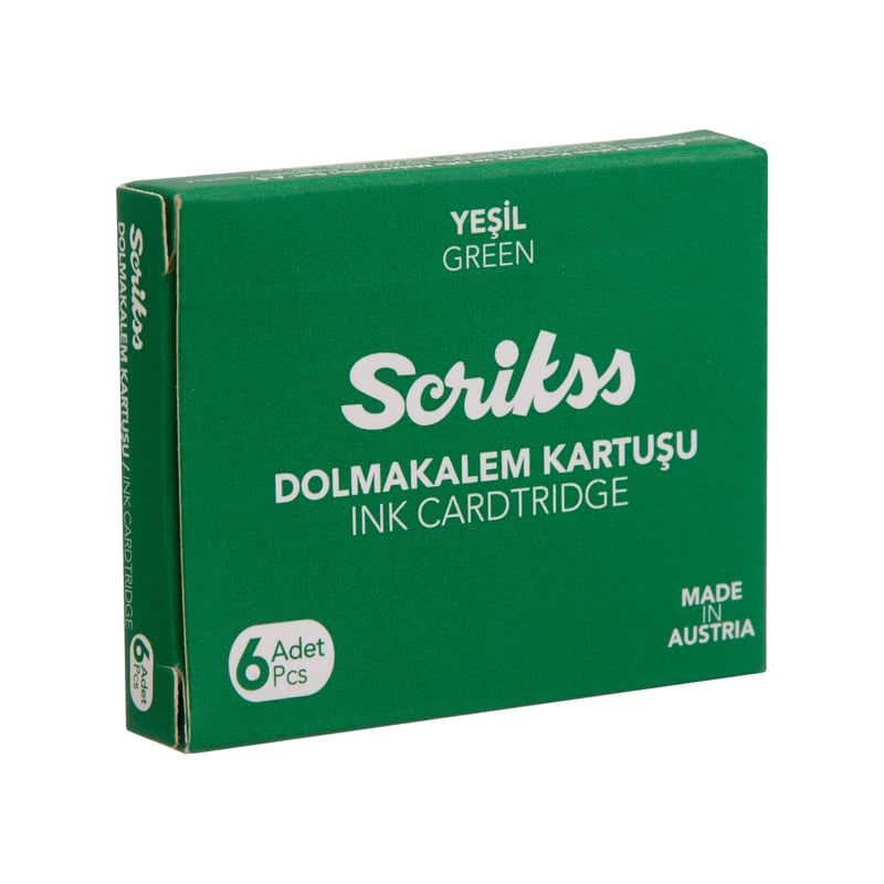 SCRIKSSScrikss Dk. Kartuşu Yeşil 6Lı8690187384936
