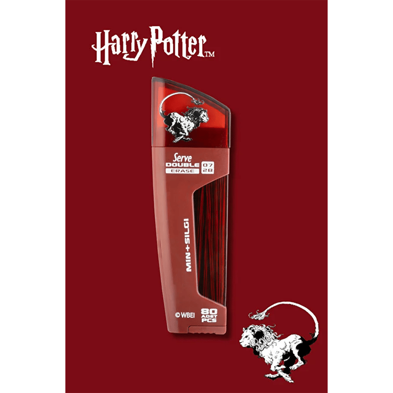 Serve Double Erase Min & Silgi 07mm - Harry Potter Serisi - Gryffindor
