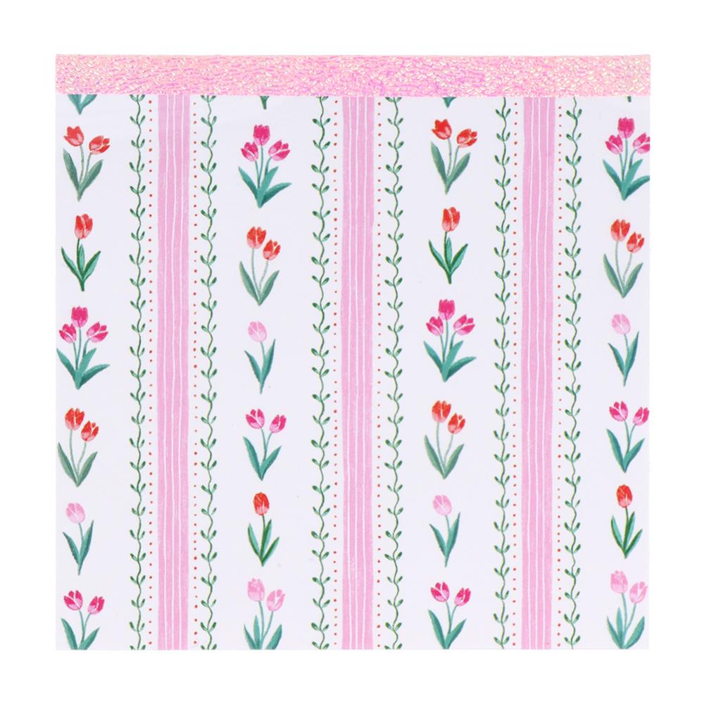 Sunstar Not Kağıdı Spring Koleksiyonu 9,5 x 9,5 Cm Pembe