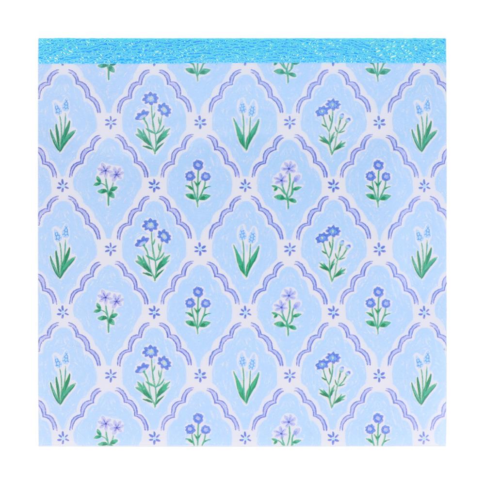 Sunstar Not Kağıdı Spring Koleksiyonu 9,5 x 9,5 Cm Mavi