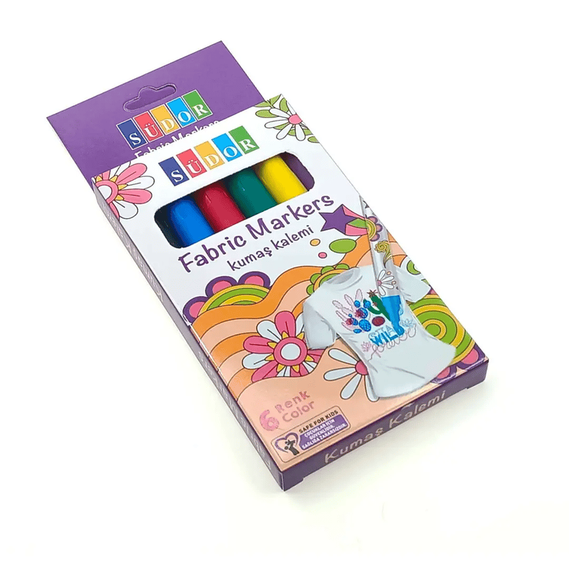 Südor Kumaş Kalemi Set 6lı