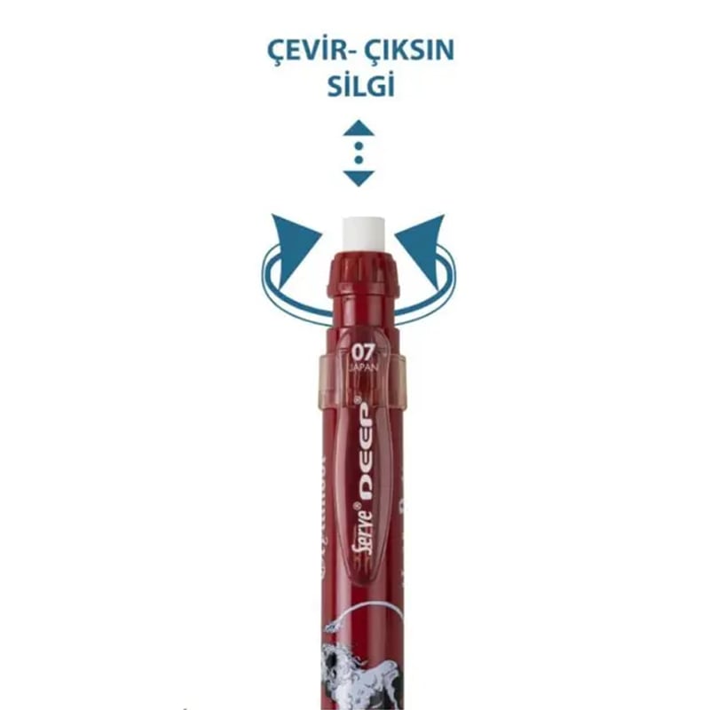 Serve Deep Mekanik Kurşun Kalem Versatil 07mm Harry Potter Gryffindor