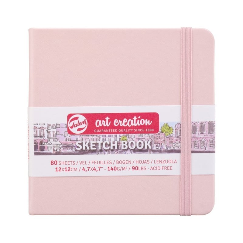Talens Art Creation Eskiz Bloğu Sert Kapak 140gr 12x12cm Pembe 80yp