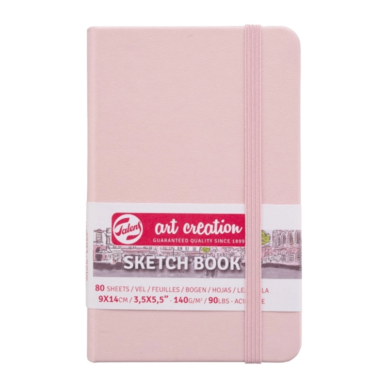 Talens Art Creation Eskiz Bloğu Sert Kapak 140gr 9x14cm Pembe 80yp