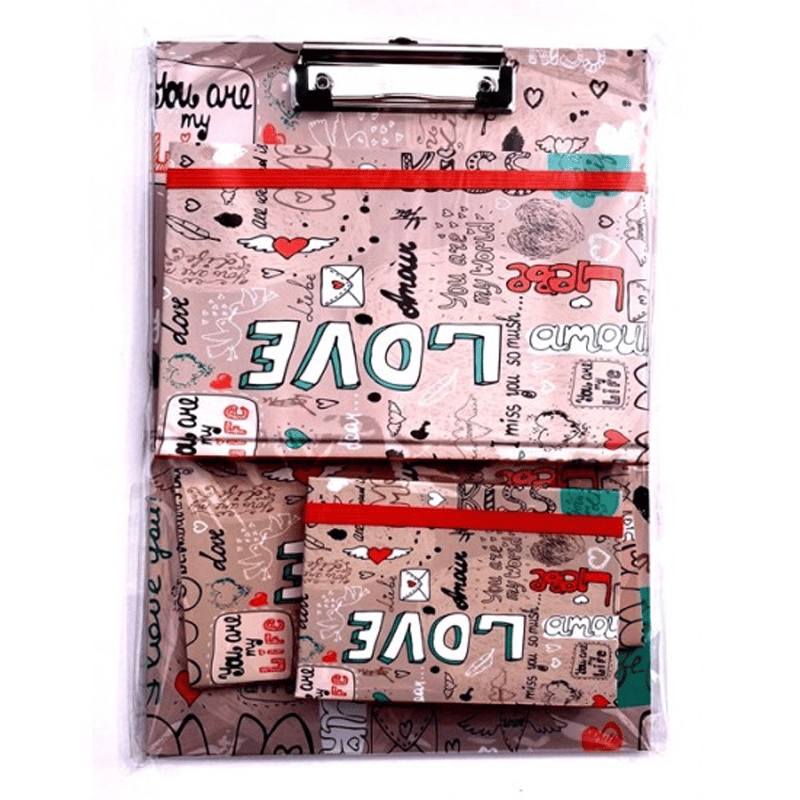 TİGRATİGRA SEKRETERLİK-DEFTER SETİ BEJ LOVE8699096121045