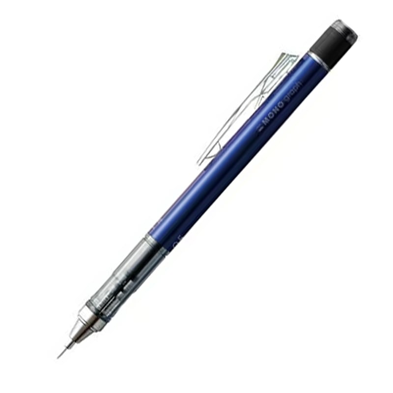 Tombow Mono Graph Mekanik Kurşun Kalem 0,5Mm Blisterli Mavi