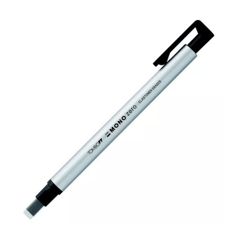 Tombow Mono Zero Kare Uçlu KALEM Silgi 2.3 mm Siyah