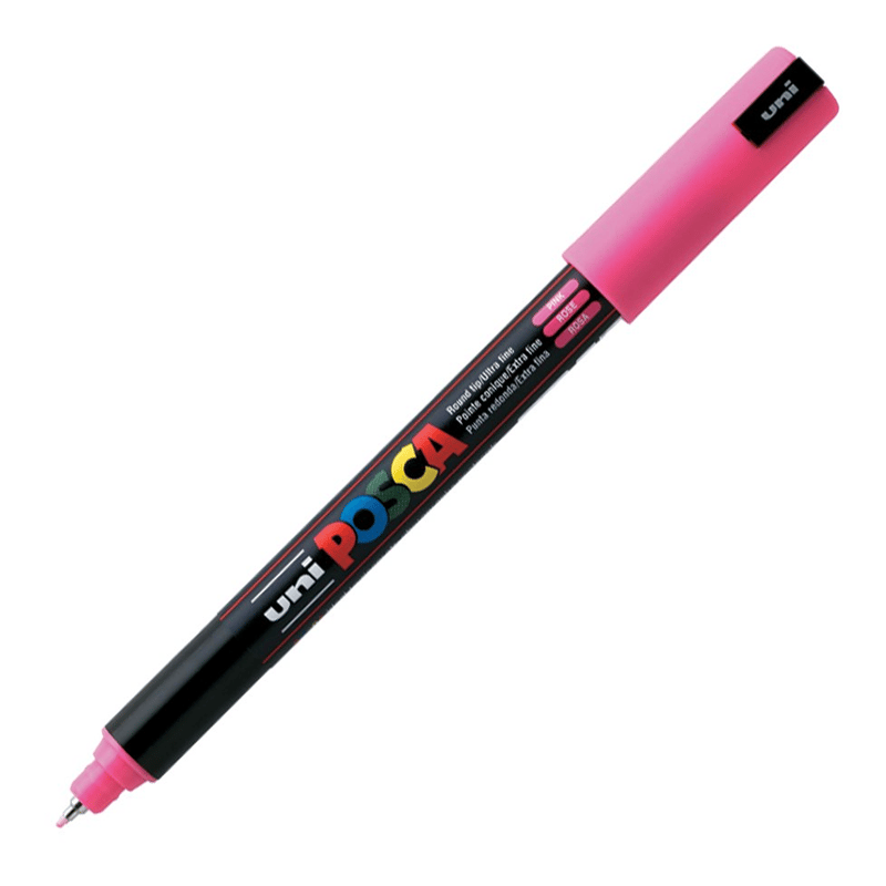 UNİBALLUNİBALL PC-1MR POSCA 0.7mm SU BAZLI POSTER MARKÖRÜ PINK287883-007