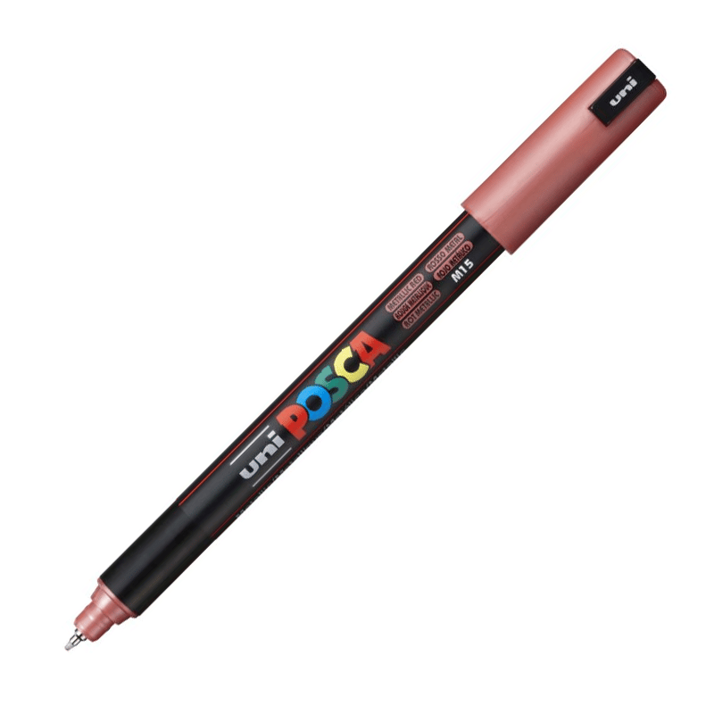 UNİBALLUNİBALL PC-1MR POSCA 0.7mm SU BAZLI POSTER MARKÖRÜ METALİK KIRMIZI287883-012