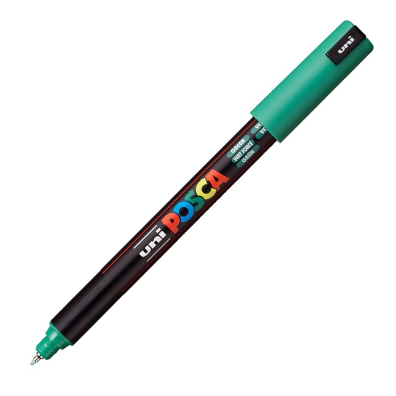 UNİBALLUNİBALL PC-1MR POSCA 0.7mm SU BAZLI POSTER MARKÖRÜ GREEN287883-009