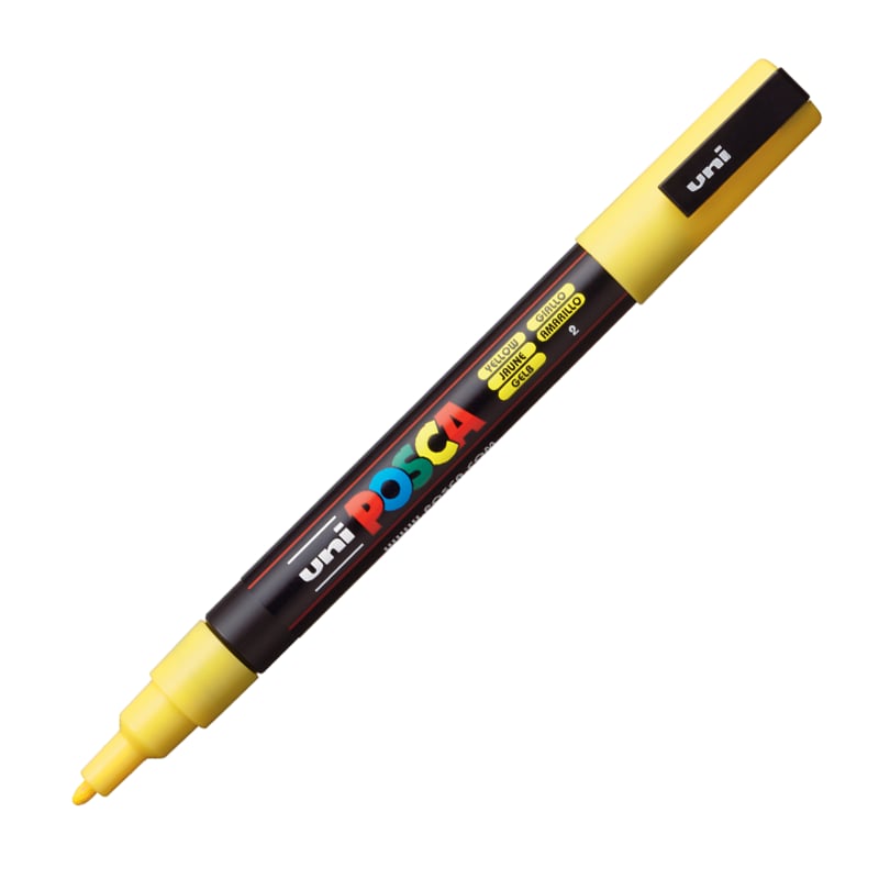 UNİBALLUNİBALL PC-3M POSCA 0.9-1.3mm SU BAZLI POSTER MARKÖR YELLOWY0003050