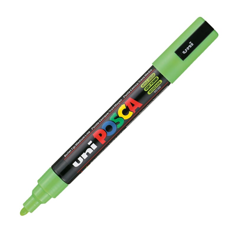 Uni Posca Marker Pc-5m Medium 1.8-2.5 Mm Apple Green