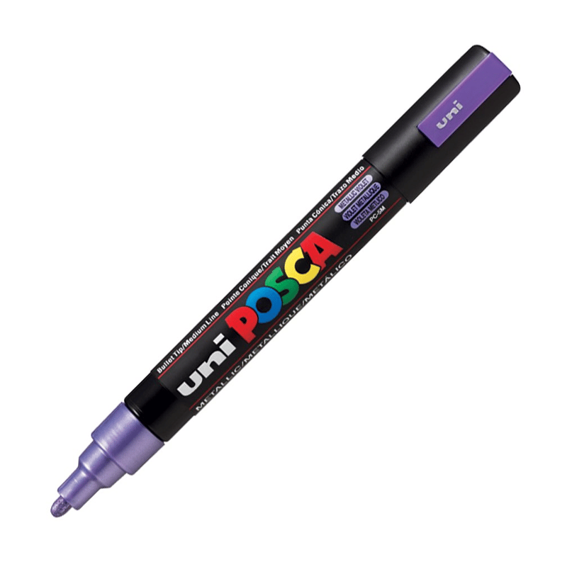 Uni Posca Marker PC-5M Medium 1.8-2.5mm Metallic Violet
