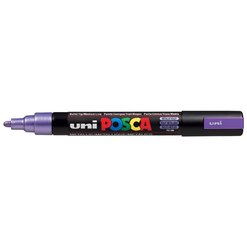 Uni Posca Marker PC-5M Medium 1.8-2.5mm Metallic Violet