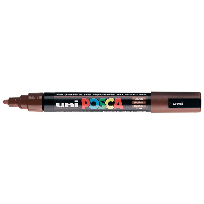 Uni Posca Marker Pc-5m Medium 1.8-2.5 Mm Brown