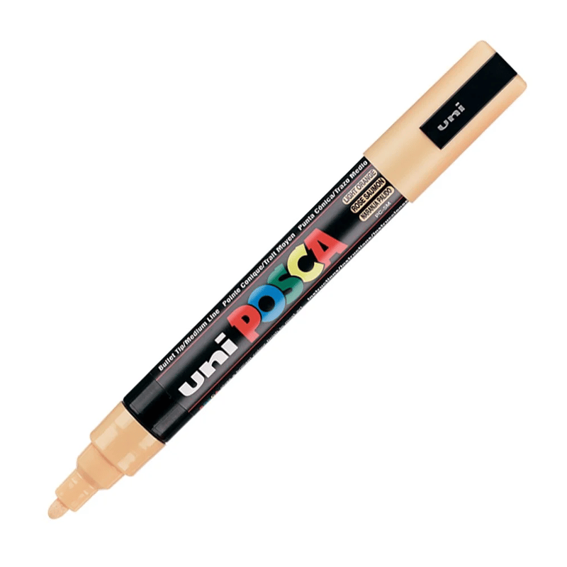 Uni Posca Marker Pc-5m Medium 1.8-2.5 Mm Light Orange