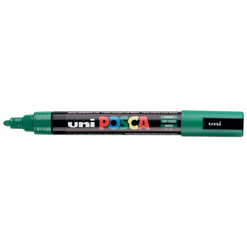 Uni Posca Marker Pc-5m Medium 1.8-2.5 Mm Green