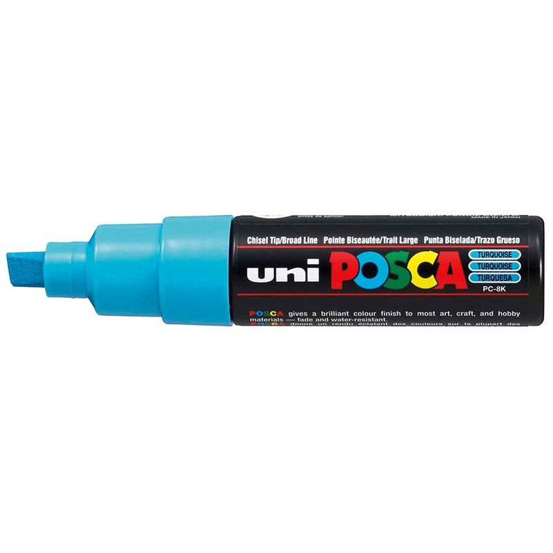 Uni Posca Marker Pc-8k Bold 8.0 mm Turquoise