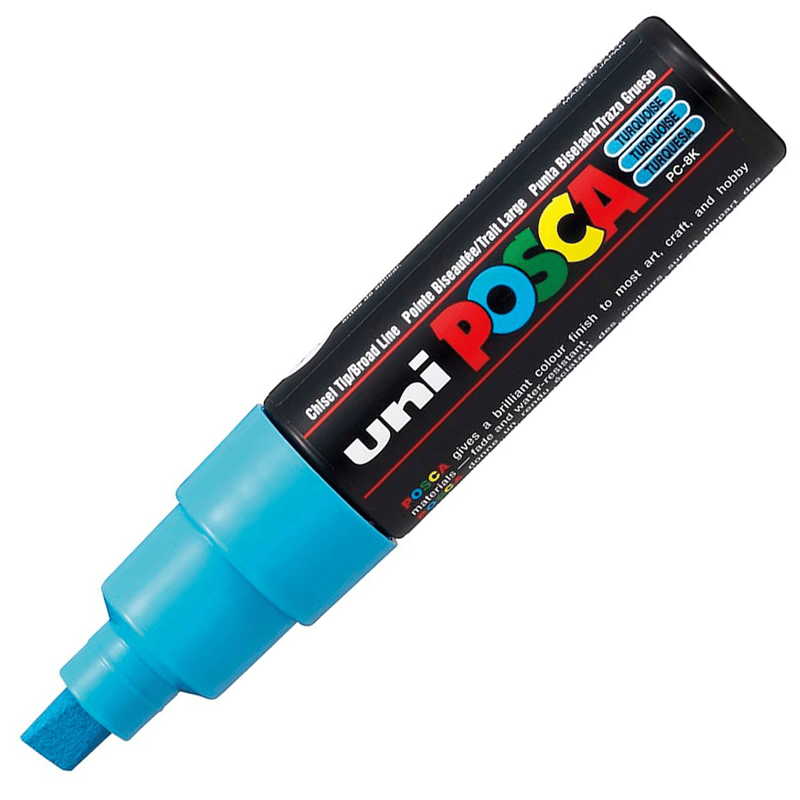Uni Posca Marker Pc-8k Bold 8.0 mm Turquoise
