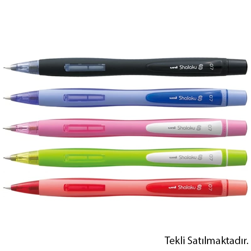 MarkasızUniball Shalaku 0.5 Yandan Basmalı Mekanik Kurşun Kalem Açık Mavi101186-004