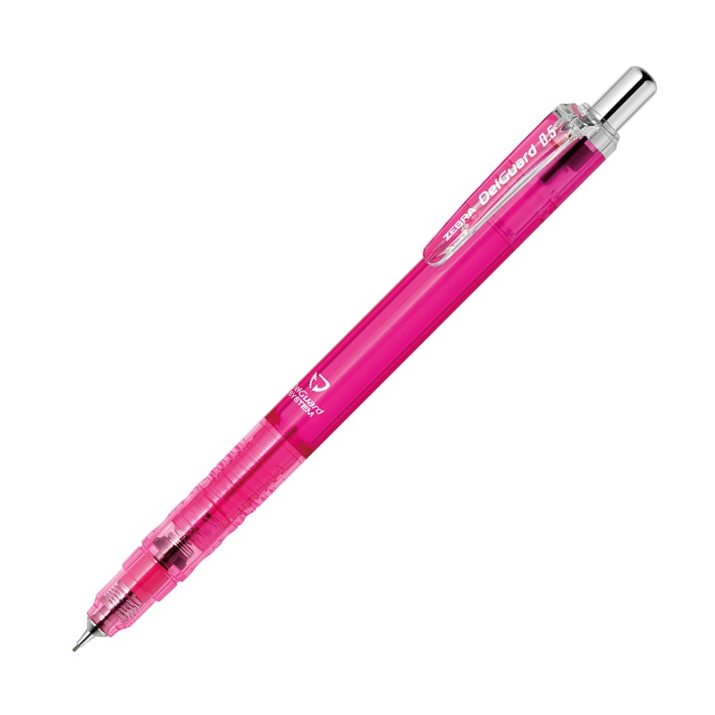 Zebra Delguard Şeffaf Pembe 0.5 mm Versatil Kalem