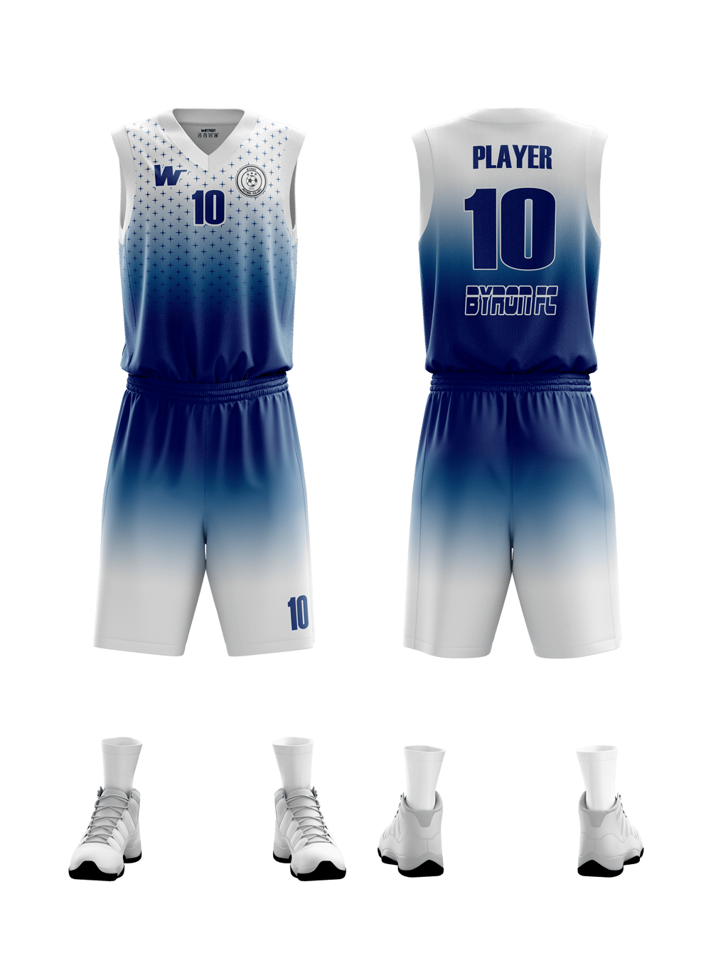 Basketbol Forma Takım Model 001 0400-01 Saks Beyaz