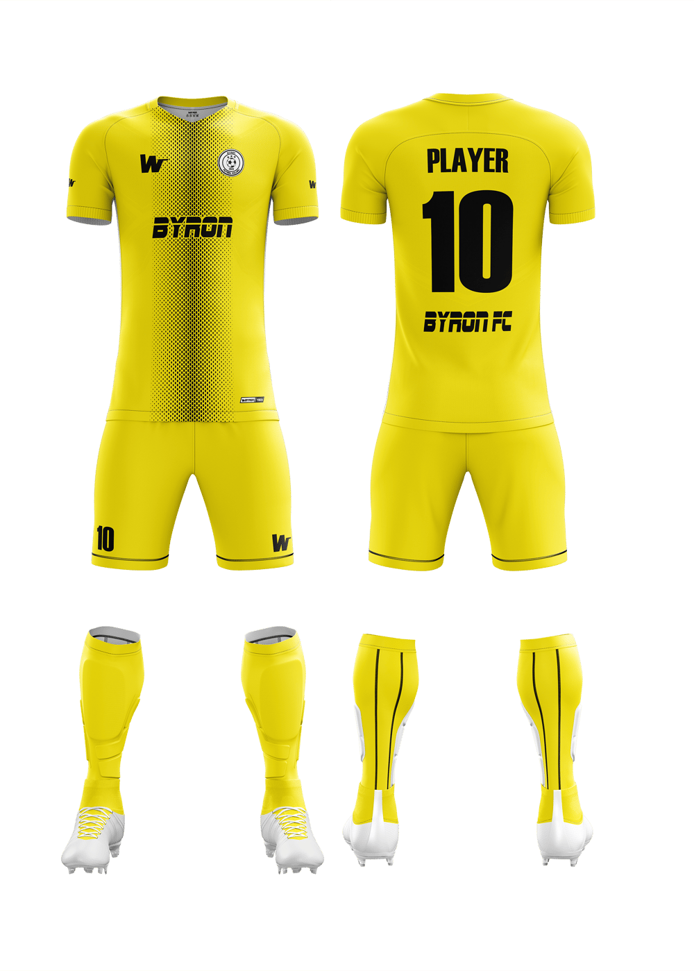 Futbol Forma Takım Model 003 0301-01 Sarı Siyah